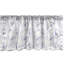 Cantonnière Ambesonne paquet de 2 coquillage doux indigo marine et blanc-100786034