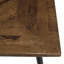 Grenville Solid Wood Top Metal Base Dining Table