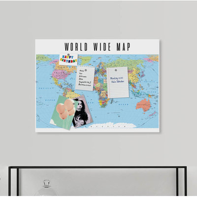 Magnetic Glass Photo Memo Board
