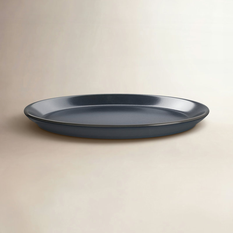 Assiette plate en grès 11,4 po Borgen, Adriatique