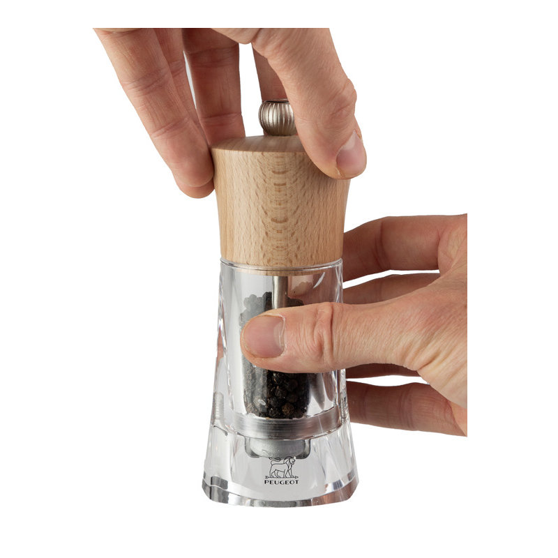 Oleron Peugeot Pepper Mill, 5.52" H x 2.75" W x 2.75" D, Natural Wood, Pepper Mill