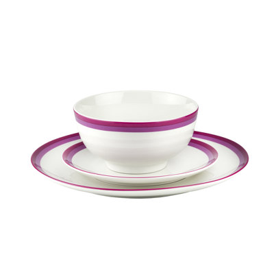Amelia 12 Piece Porcelain Dinnerware Set