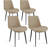 Shenay PU Leather Dining Room Chair with Metal Legs for Indoor Kitchen Living Room-1335826471-1321924622