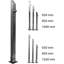 Aneysha Outdoor Stainless Steel Column Fountain-1793666775