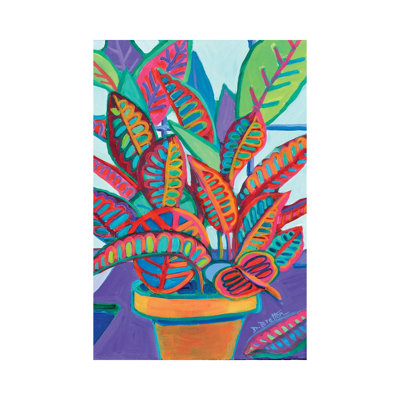 Jeff's Croton Petra 1 Piece Wall Art on Canvas