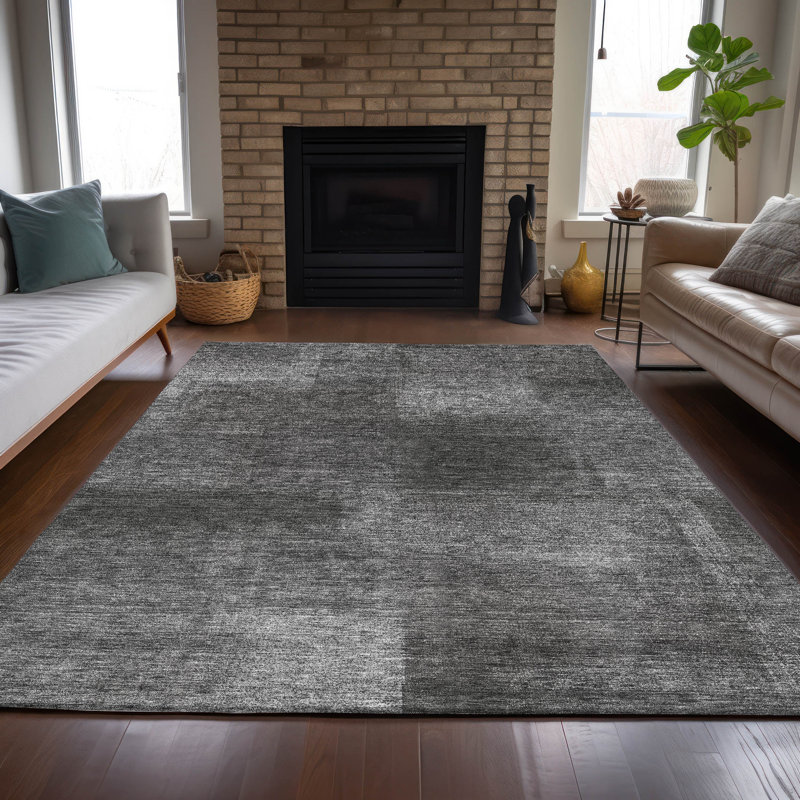 Tapis d'intérieur antidérapant Neysa, Rectangulaire 8 pi x 10 pi