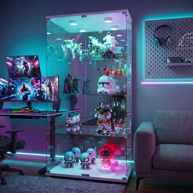 Display Cabinet, White