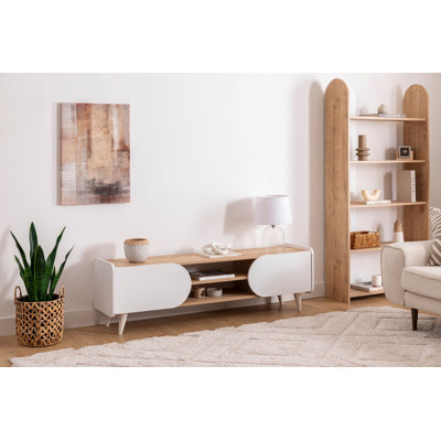 Keikei Unfinished TV Stand for TVs up to 60"