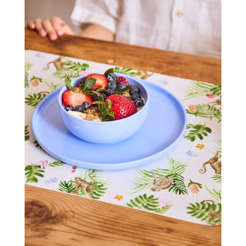 4 Plate Set | Blue, Blue
