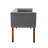Sabrina Fabric Upholstered Bench with Rubberwood Legs-90547681