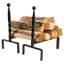 Bowmore Andirons in Black - Set of 2 Andirons - Steel Construction, Durable and Fire Resistant