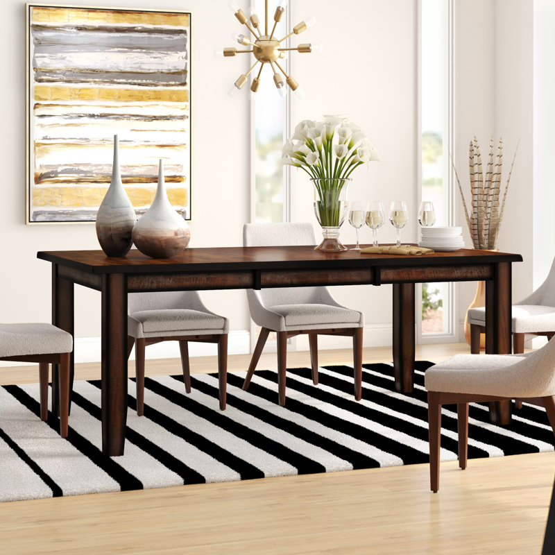 Mcvey Extendable Solid Wood Base Dining Table