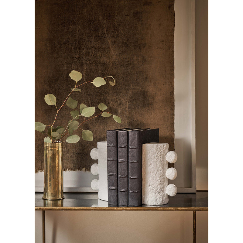 Sanya Bookend Set, White