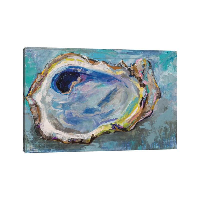 «Oyster Two» par Jeanette Vertentes, reproduction d'art sur toile tendue, H 8 po x l 12 po, Toile tendue, Sans cadre