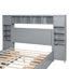 Grand lit stable avec configuration d'armoire, de tablette et de douille - gracieuse grise-1953762474-1953762473
