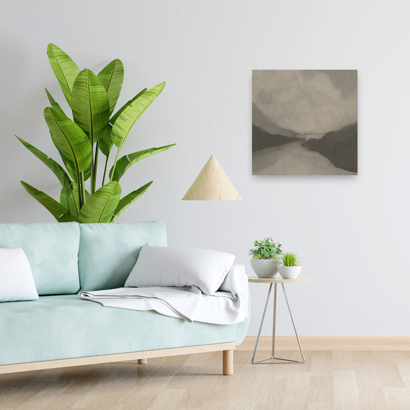 «Wraith Abstract Coastal Landscape», art mural, 24" H x 24" W