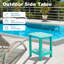 Rectangular Outdoor Side Table , 12.5cm cm W 16.5cm cm D