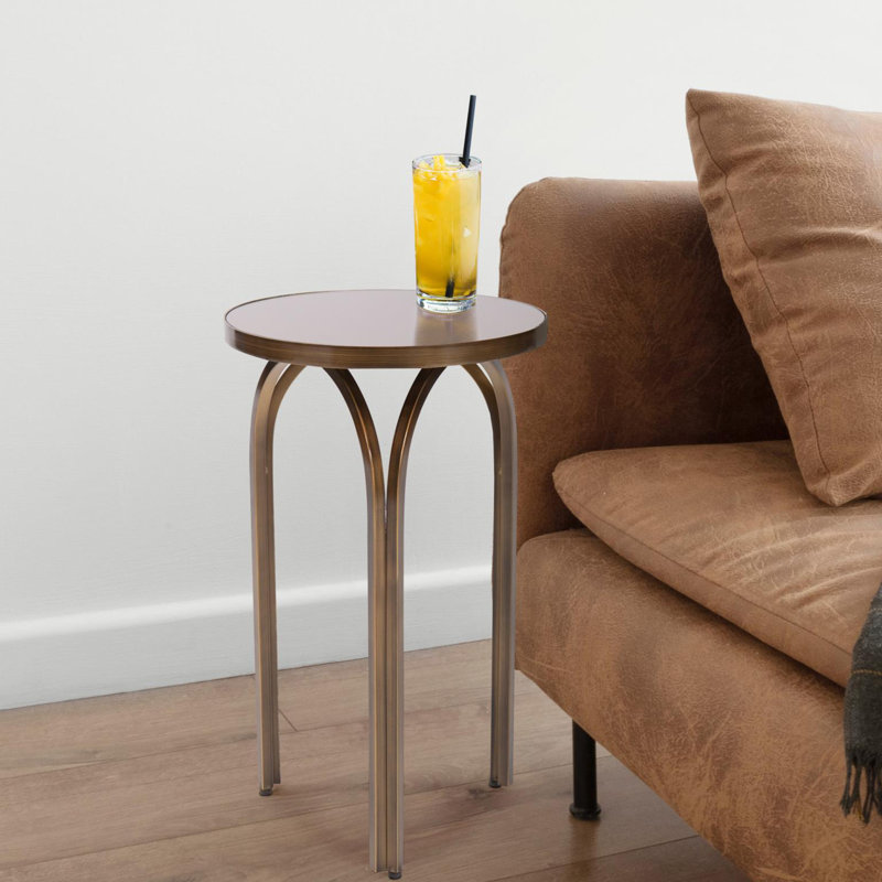 Juni Glass Top End Table