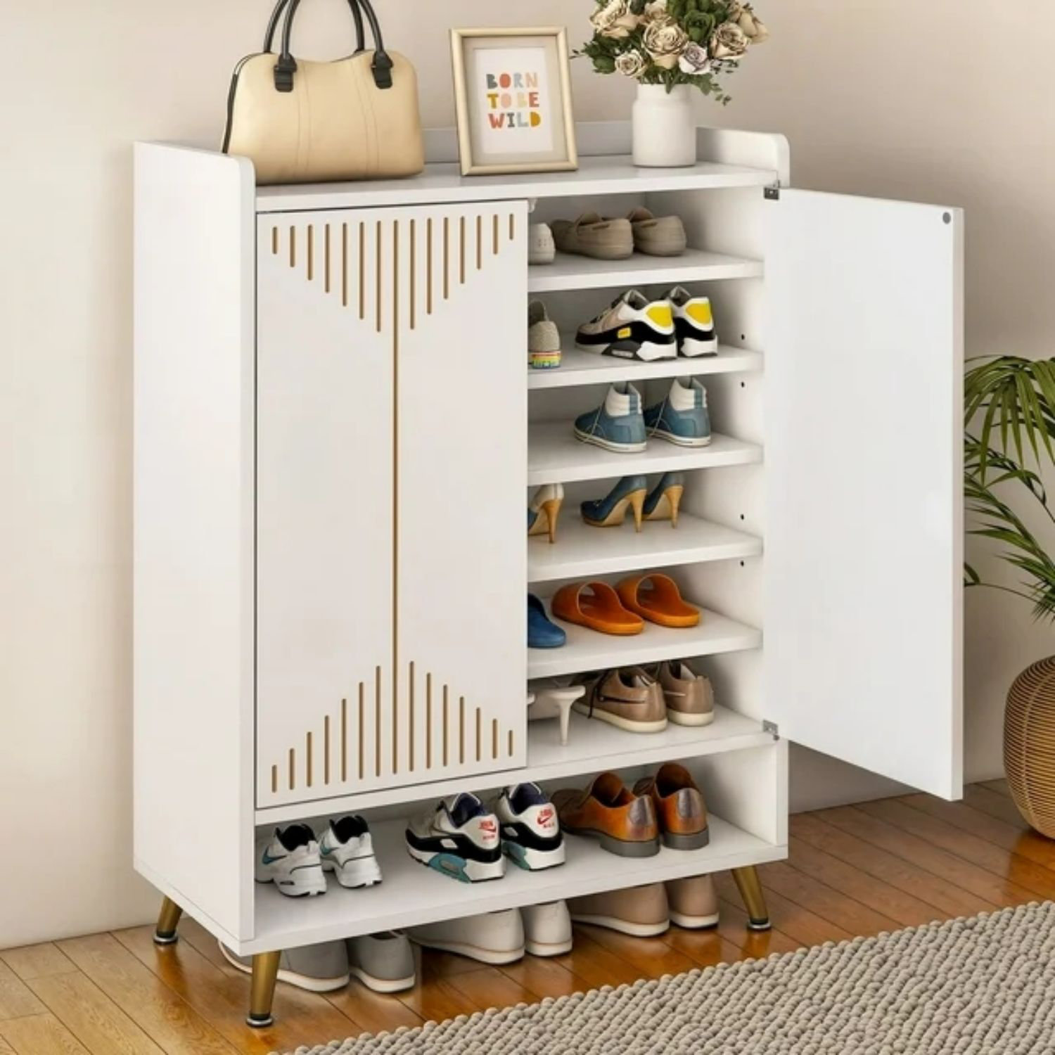 Everly Quinn 24 Pair Shoe Storage Wayfair
