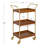 Baumstown Metal Bar Cart