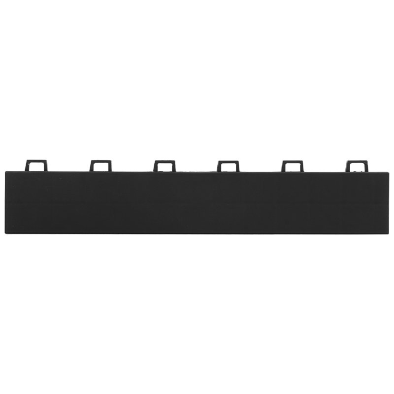 Ensemble de bordures de transition pour plancher de garage féminin, bordure de plancher de garage modulaire en PP robuste et antidérapante, facile à assembler, compatible avec nos tapis de garage à 6 verrous améliorés
