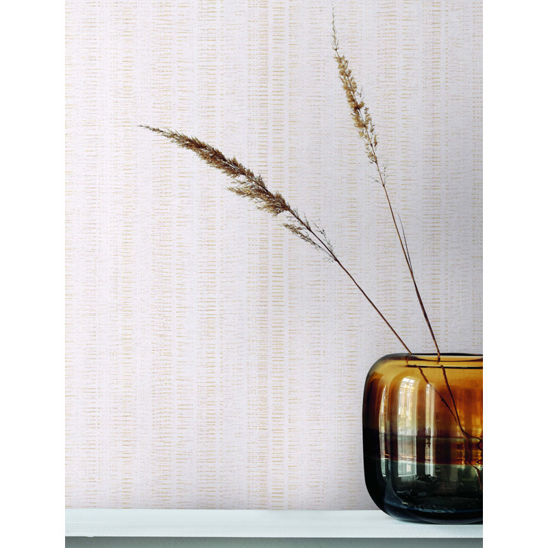 Striped Wallpaper Roll, Cotton