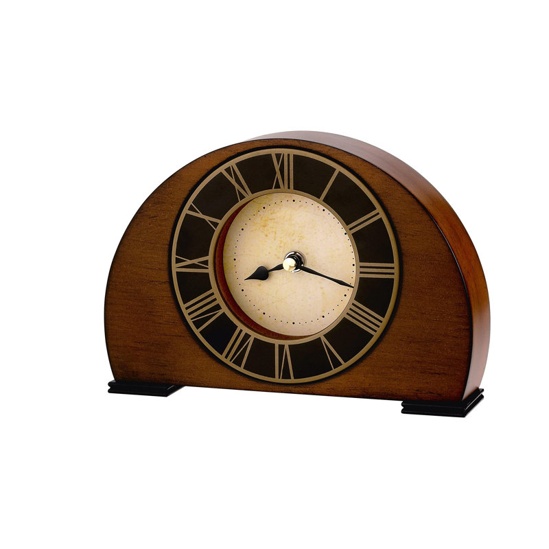 Horloge, finition noyer