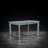 Tatiana Glass Top Metal Base Dining Table-154087958