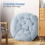 Chaises confortables avec repose-pieds et repose-pieds Papasan-519433219