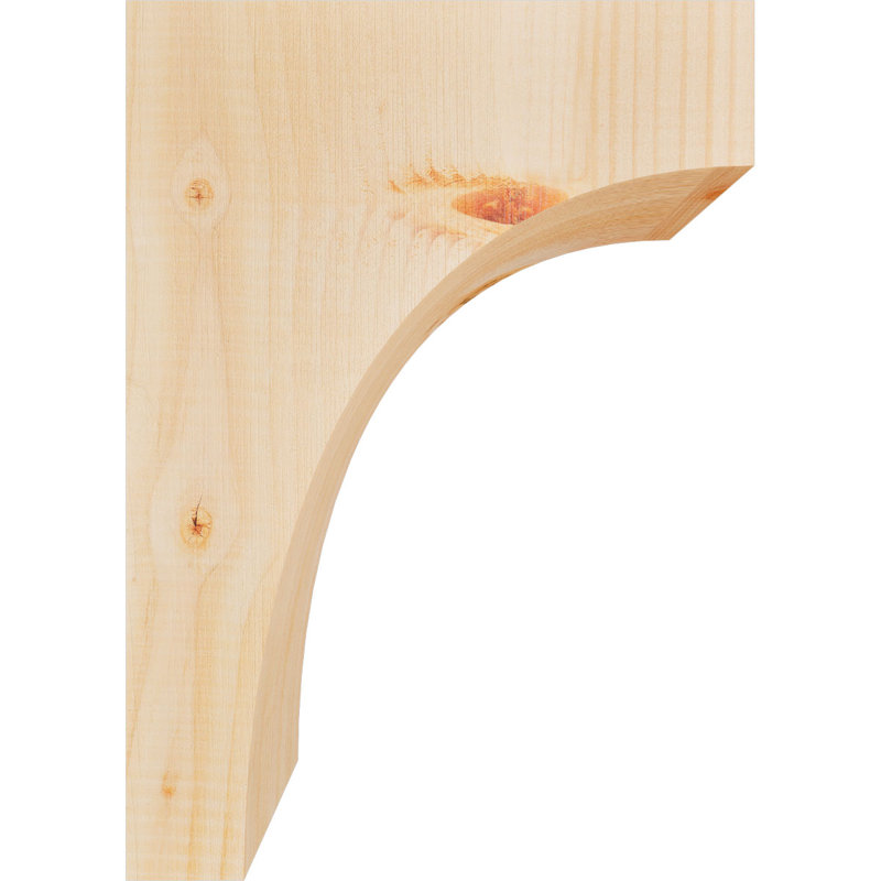 Huntington Corbel, H 14 po x l 5,5 po x P 10 po, Sapin de Douglas, Lisse