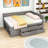 Daybed with Pull-Out Drawers and Shelves-743858464-743858465