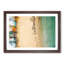 Beach Huts on Brighton Beach in Abstract - Picture Frame Photograph Print-55683661-55683660