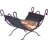 Vontressa 26.75'' W Metal Log Rack