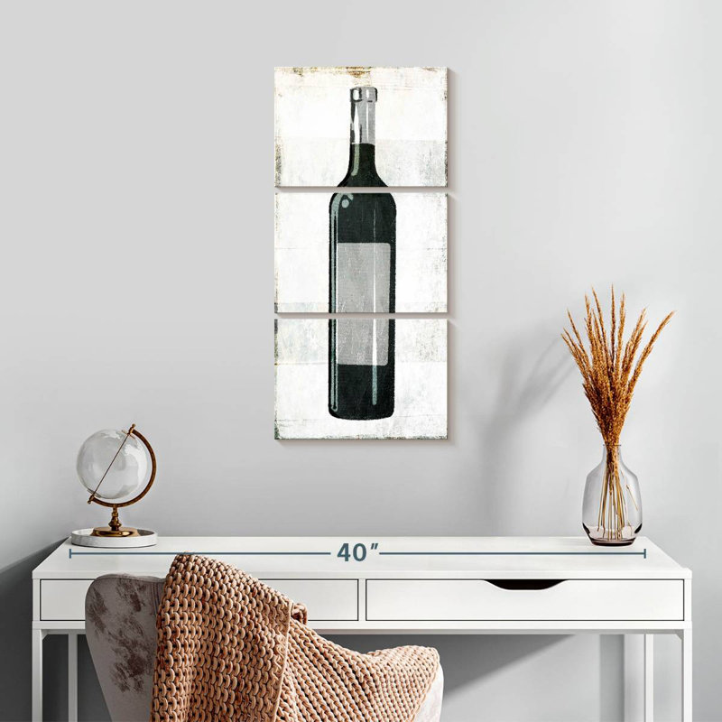 Wine Bottle, 27" H x 12" W