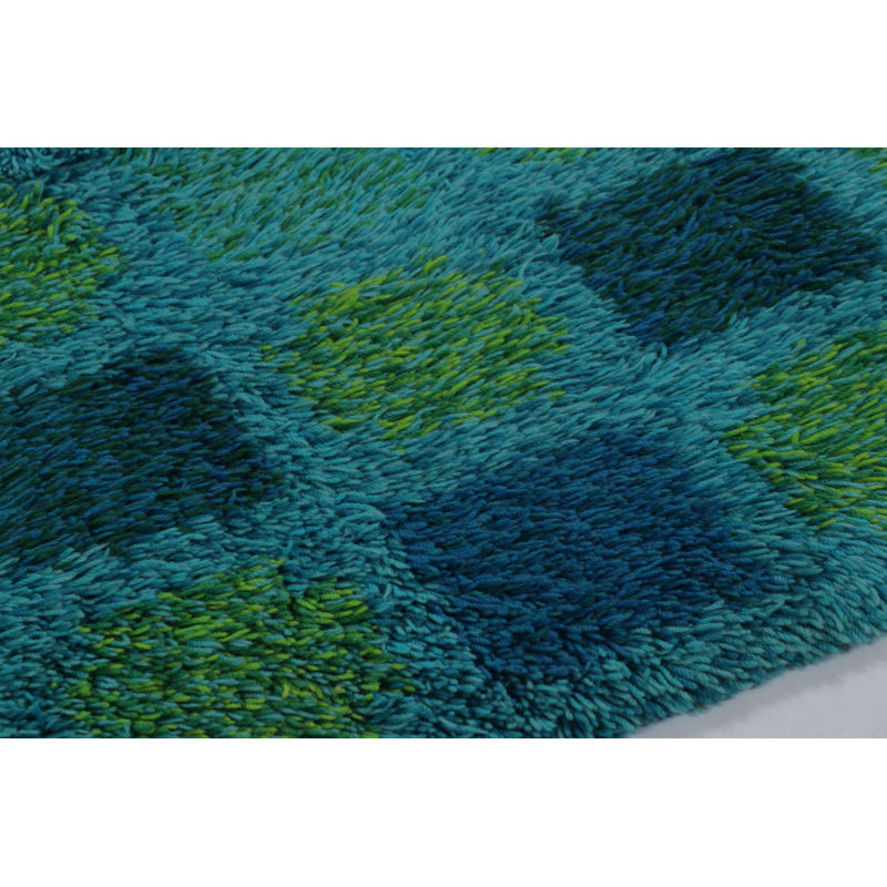 Scandinavian One-of-a-Kind 4'5x6'4 Hand Knotted Area Rug