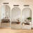 Oversized Arch Floor Mirror with Stand, Wall Mirror-38502322-40290080