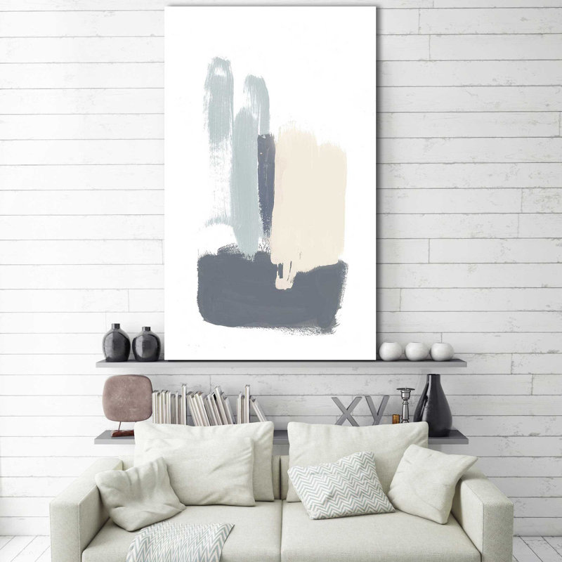 «Mindful I» par Susan Bryant - Peinture, Toile tendue, H 48 po x l 28 po x P 1,5 po