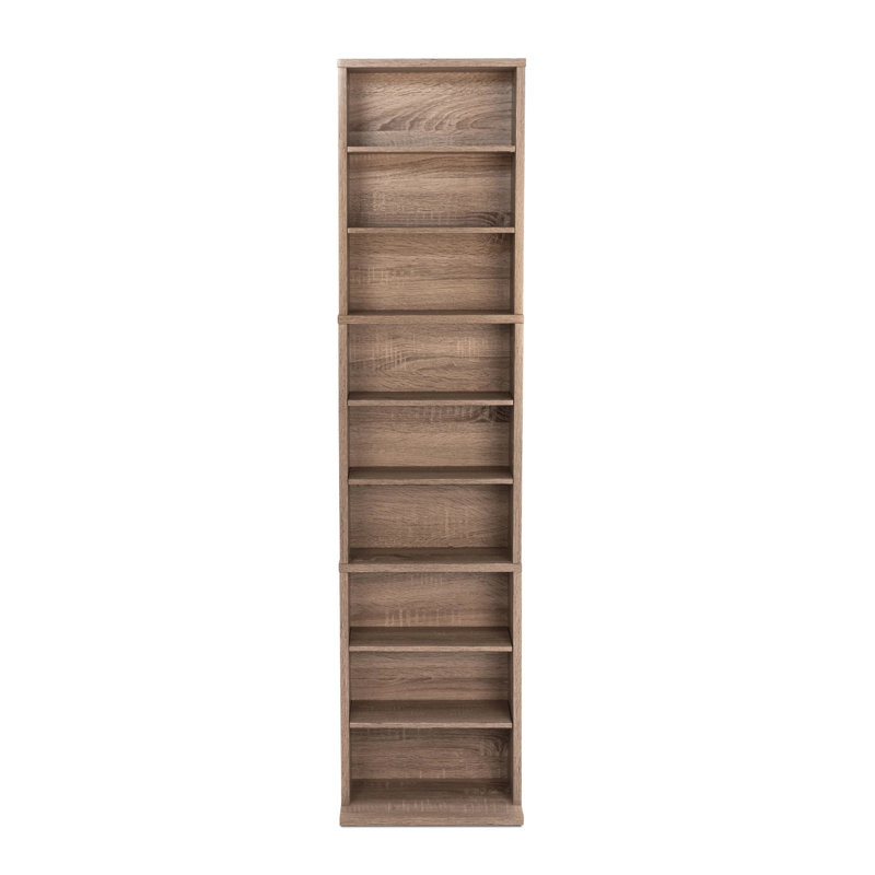 Bibliothèque standard H 54 "x l 13" Micuta, Gris moyen