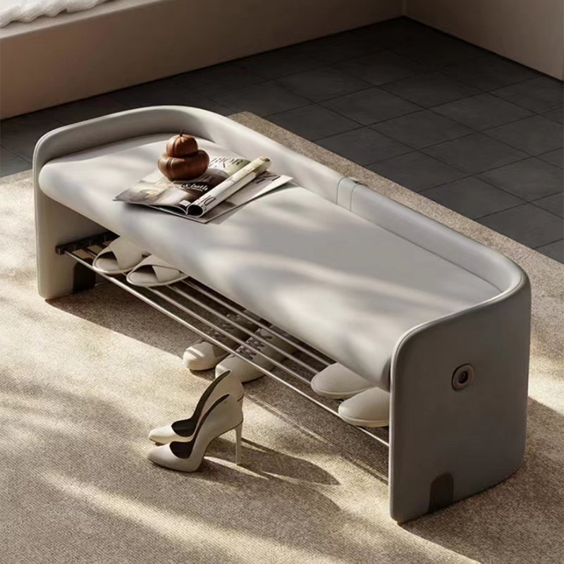 Shoe bench, Grey