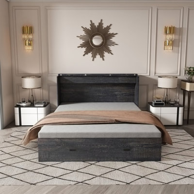 Lit escamotable avec tiroirs et armoire de chargement Murphy