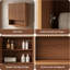 Armoire de salle de bain murale rayée de 26 po avec portes, tablette et compartiment de rangement ouvert au-dessus de la toilette pour la salle de bain, la cuisine et la salle de lavage-957018260