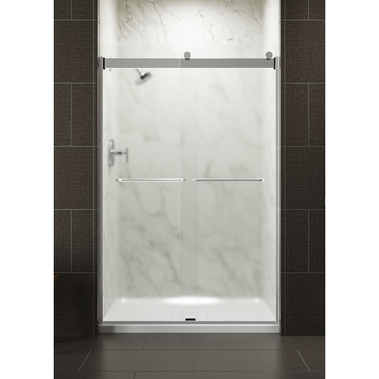 Levity 47.63" x 74" Bypass Shower Door with CleanCoat® Technology