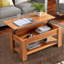 Najai 2 Tier Lift Top Coffee Table with Storage Living Room and Hidden Compartments