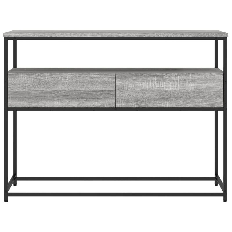 Console Table, 75cm H x 100cm W x 40cm D, Grey Sonoma