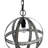 Metal Chandelier, Hanging Light Fixture With Adjustable Chain For Kitchen Dining Room Foyer Entryway, Bulb Not Included