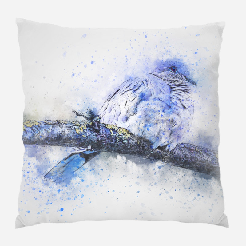 Outdoor Reversible Throw Pillow, Indoor, Microsuede