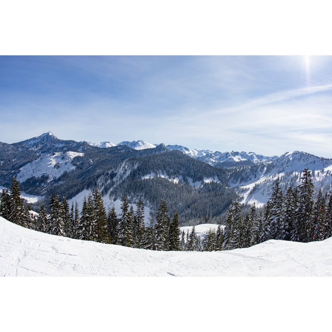 Stevens Pass Gebirgslandschaft - Kunstdrucke auf Leinwand