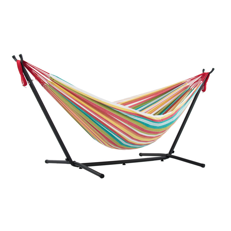 Emmaline Double Hammock with Stand, Salsa