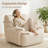 42" Modern Upholstered Oversized Compression Accent Chair-575767254