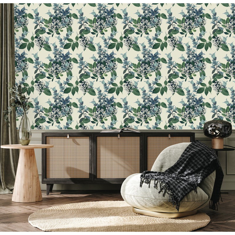 Floral Tile, 2.08' W x 10.42' L